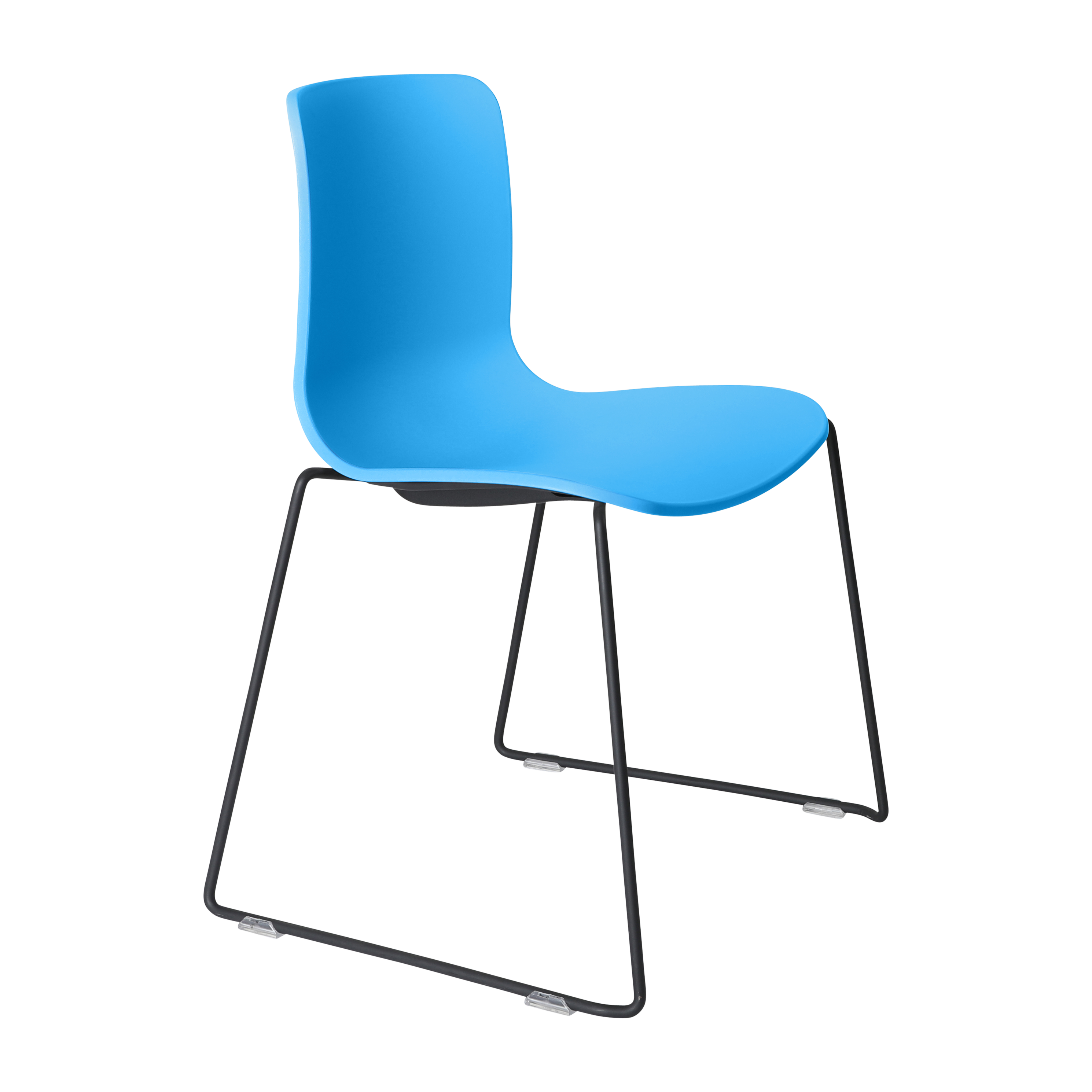 Acti Chair (Ocean Blue / Sled Base Black)